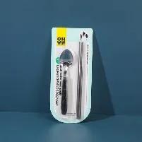 3051 Small marble round handle chopsticks and spoon set
