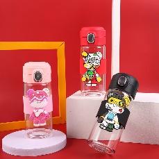 Magic bear graffiti touch glass 380ml