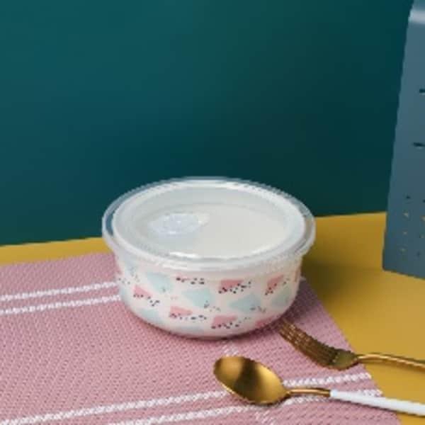 Preservation bowl with geometrical patterns - large