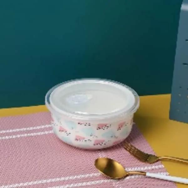 Preservation bowl with geometrical patterns - large