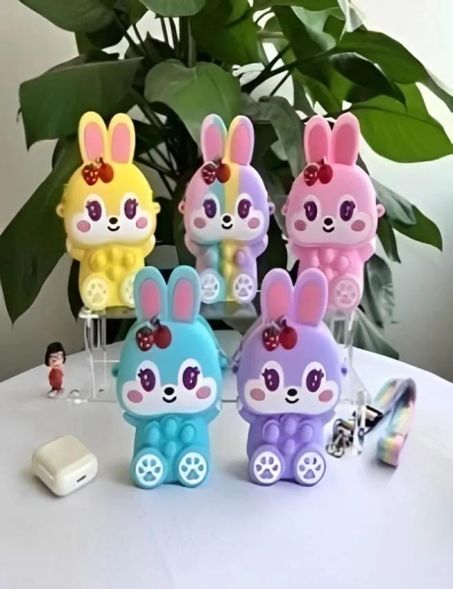 Bunny pressure relief Silicone bag