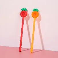 Strawberry carrot donut gel pen