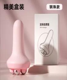 Roller massager with steel balls