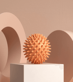 Hedgehog massage ball - Orange