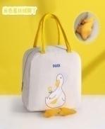 cartoon beige duck lunch bag