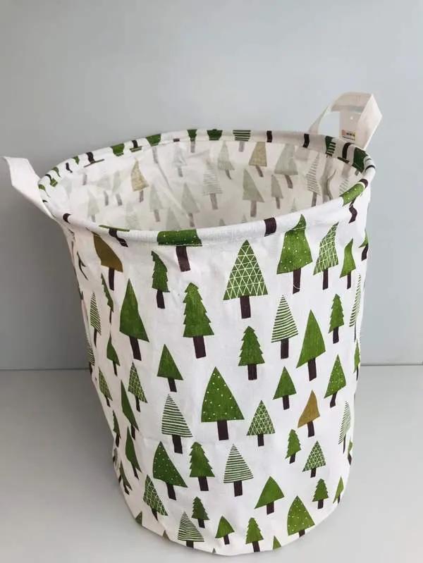 Simple style waterproof laundry basket