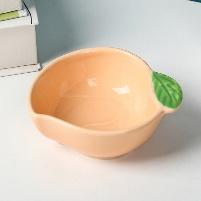 3.8-inch Juicy peach porcelain plate