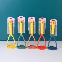 12-inch bamboo potato press