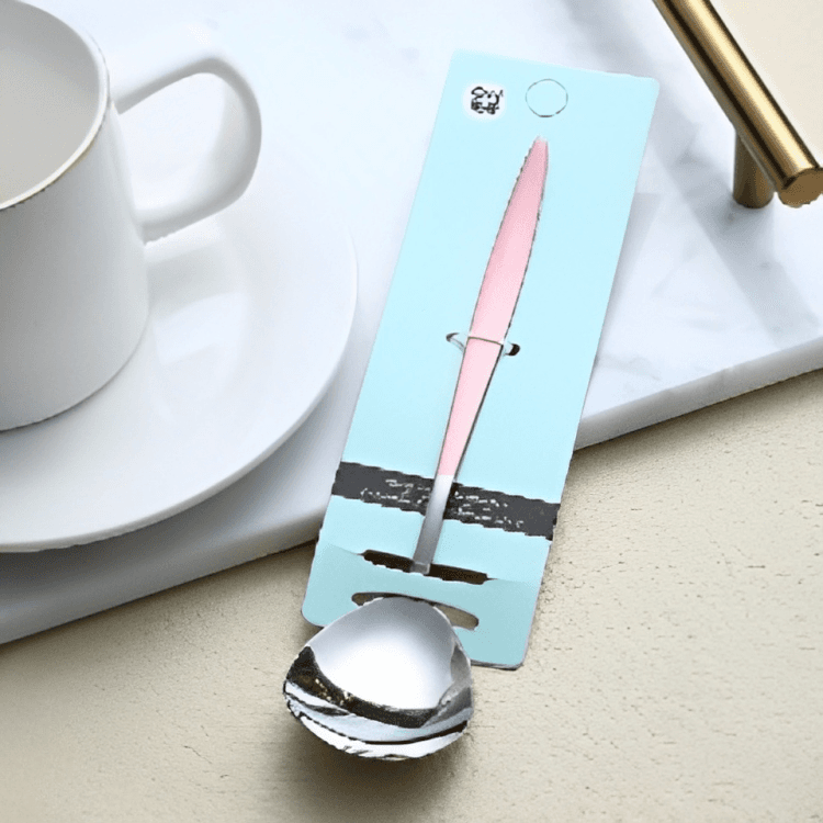 Spanish pink No. 2 round spoon