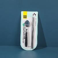 3051 Small marble round handle chopsticks and spoon set