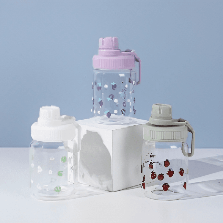 Sport lid fashion glass bottle - 400ml