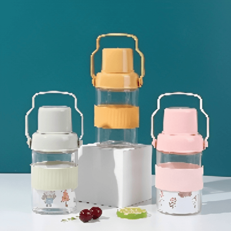 Mocha soda lime glass bottle