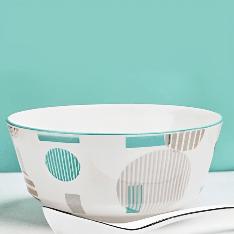 4.6-inch space-time European style ceramic bowl