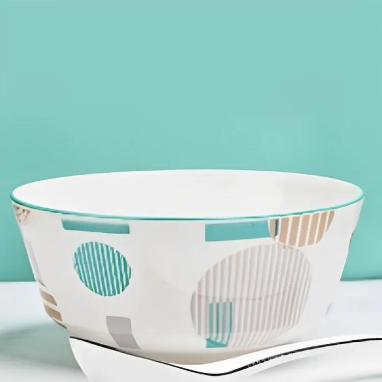 4.6-inch space-time European style ceramic bowl