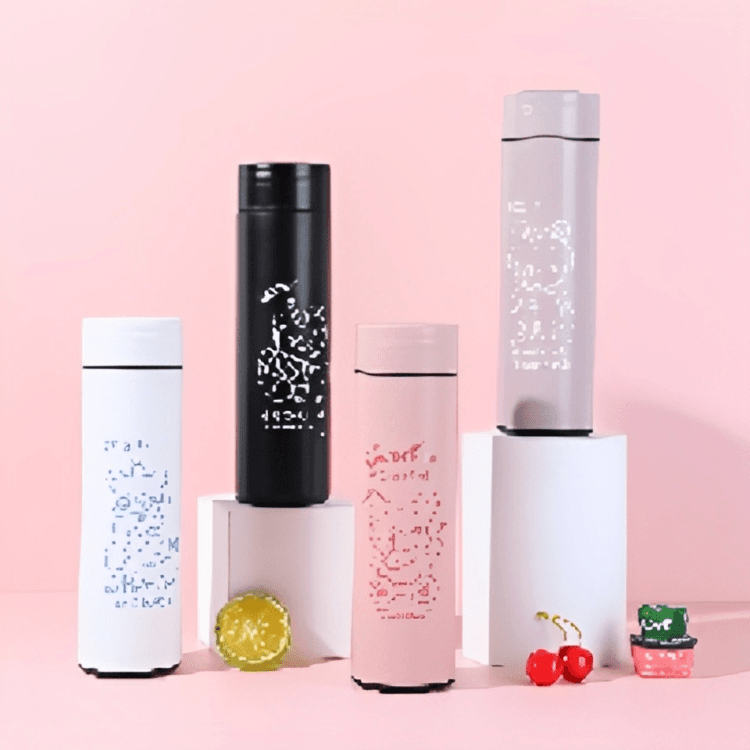 M-6372W Fashion brand funny bear business vacuum insulated cup