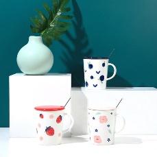 Fresh color ceramic cup-400ML
