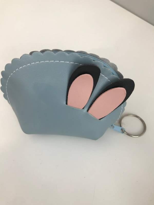 Rabbit ear semicircle coin purse - Gris