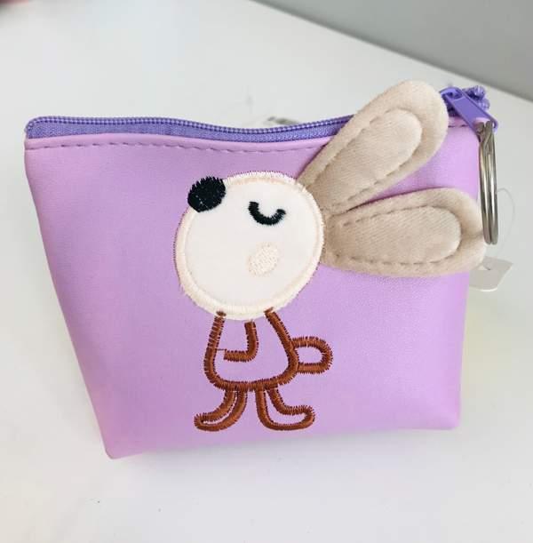 Fluffy rabiit ear bag-maxing color - Mauve