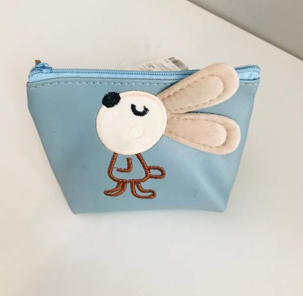 Fluffy rabiit ear bag-maxing color - Bleu