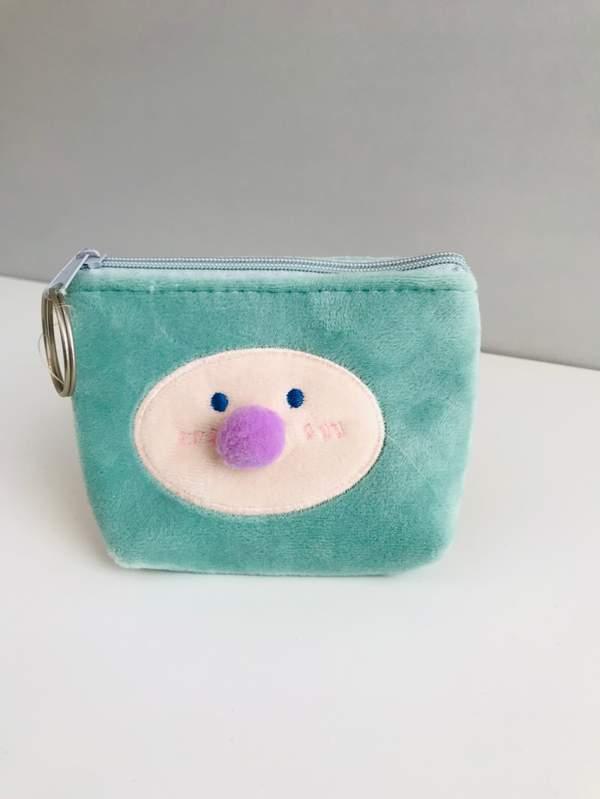 Clown fluffy bag-mixing color - Vert