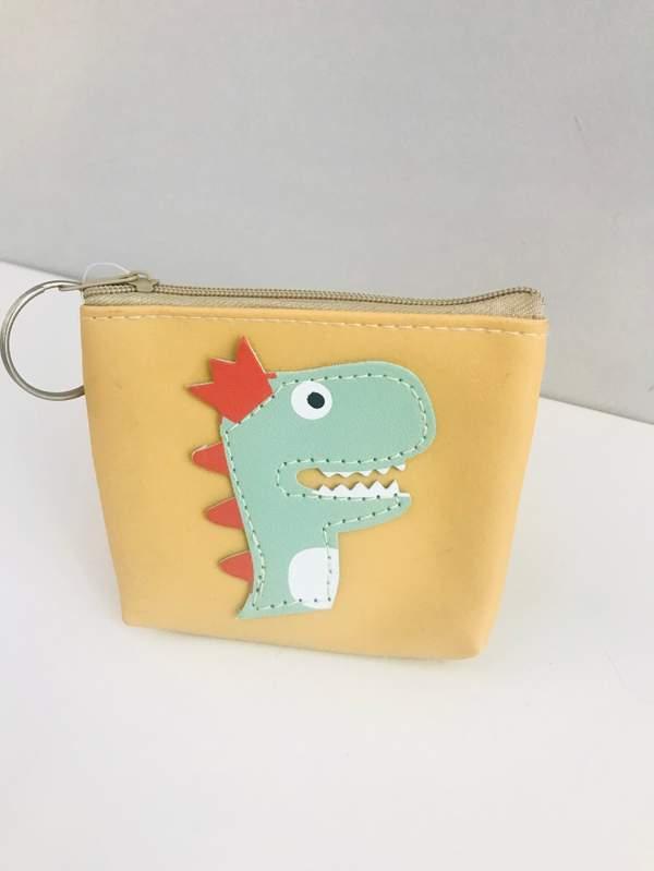 Big dinosaur bag-mixing color - Jaune