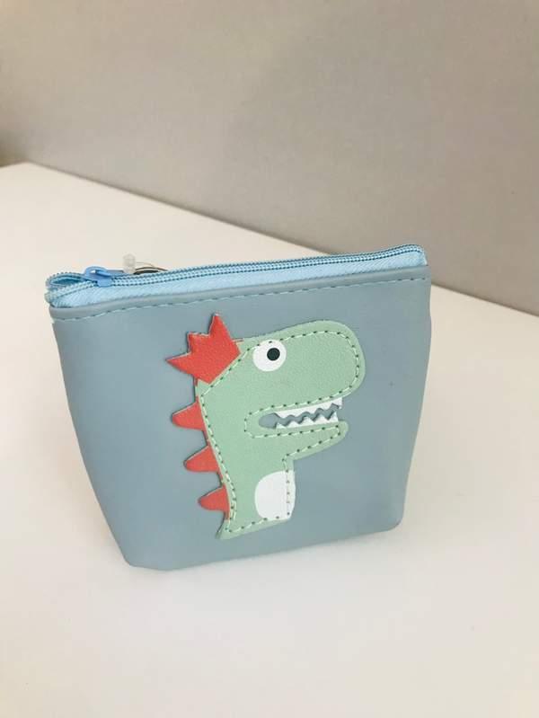 Big dinosaur bag-mixing color - Bleu