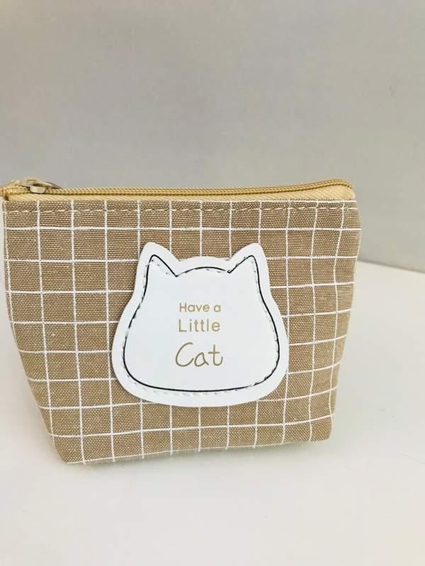 Check cute pet bag-mixing colors and patterns - Beige
