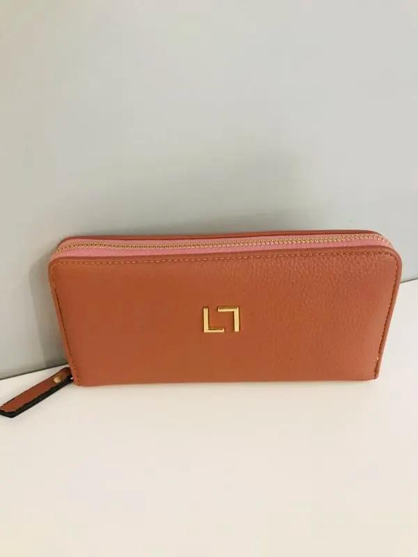 Long Multi-Card Wallet - Marron