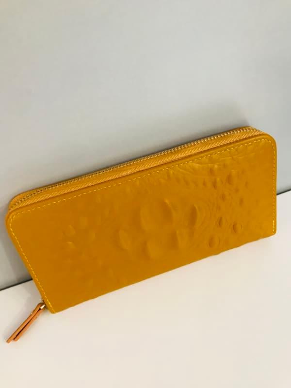 Long Multi-Card Wallet - Jaune Cuir