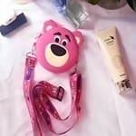 Strawberry Bear Silicone Bag