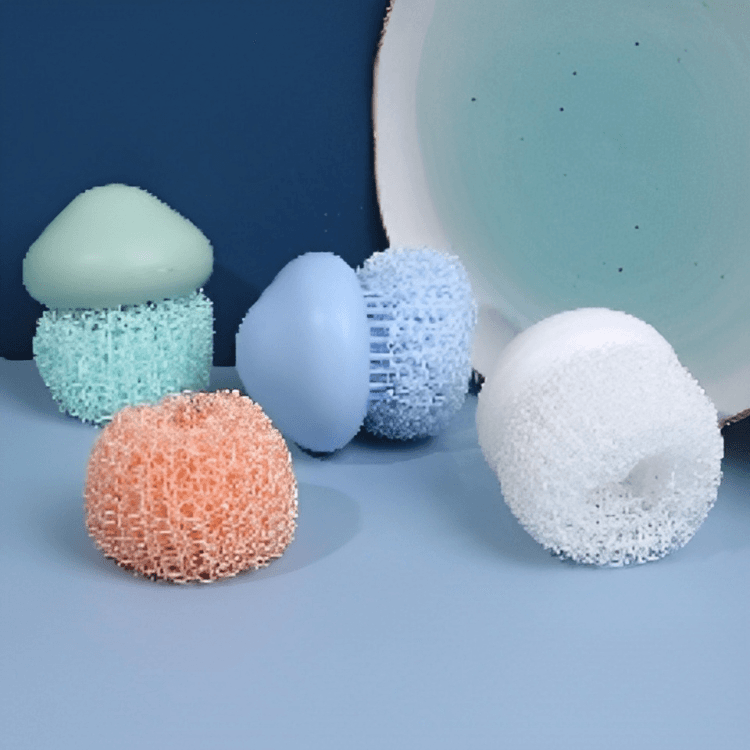 Cloud steel ball brush