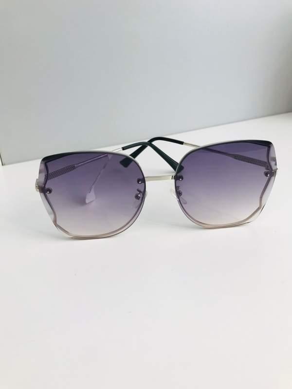 Personality Multilateral Lady’s Sunglasses-Grey gradient