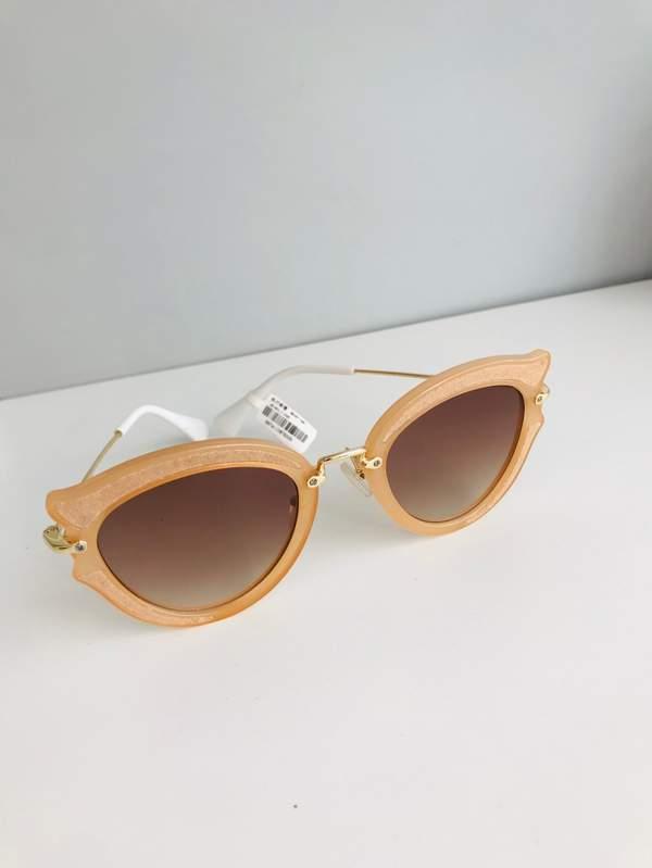 Fashion flat sunglasses randomly sent - Marron