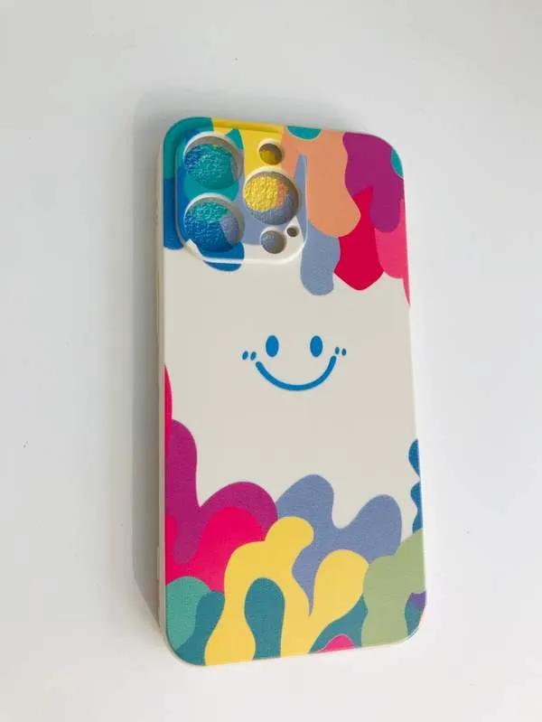 Watercolor smiley face phone case 13pro max