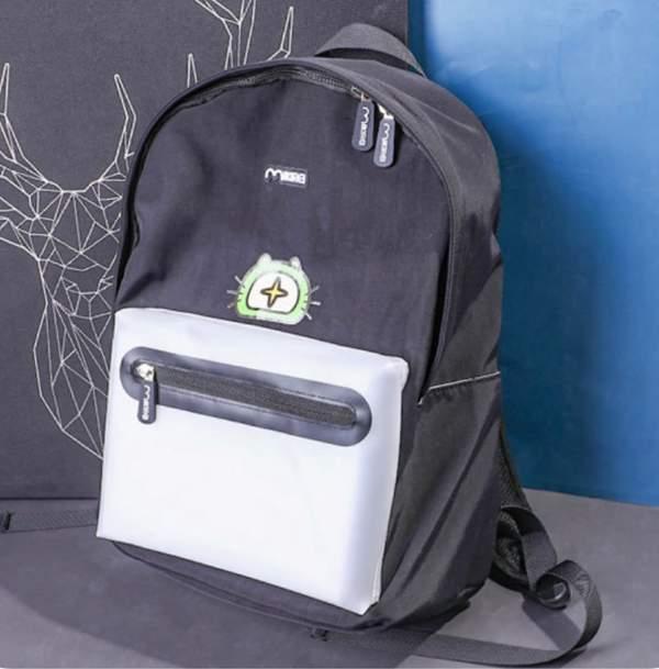 Front bag waterproof children’s backpack - Black