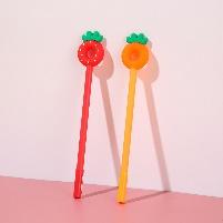 Strawberry carrot donut gel pen