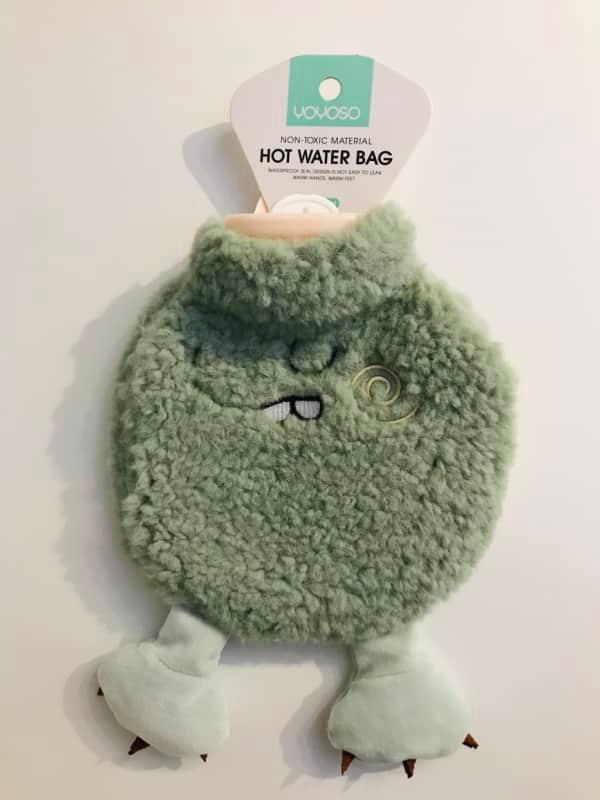 Lovely animal hot water bag ( adding-water type) 350ml - Vert