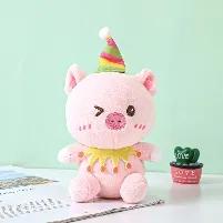 Cute crown piggy doll-16cm