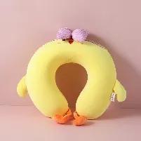 Super soft cute chicken U-shaped memory pillow
