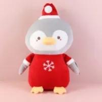 Sitting dressed penguin Christmas doll-46cm