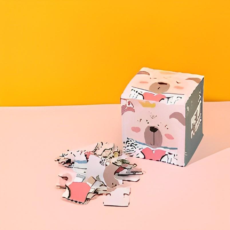 24-piece puzzle - crown bear