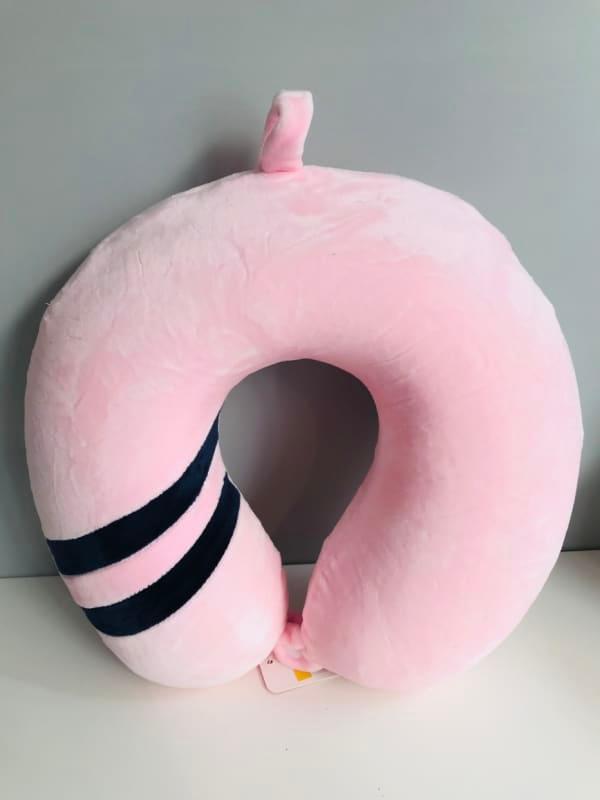 U-shaped pillow Rond Avec Deux Ligne - Pink