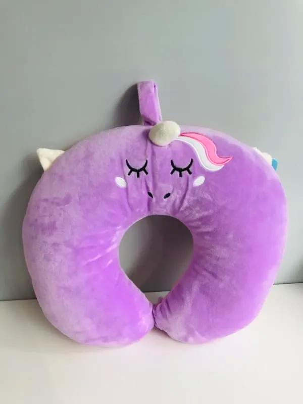 U-shaped pillow Unicorn - Purple