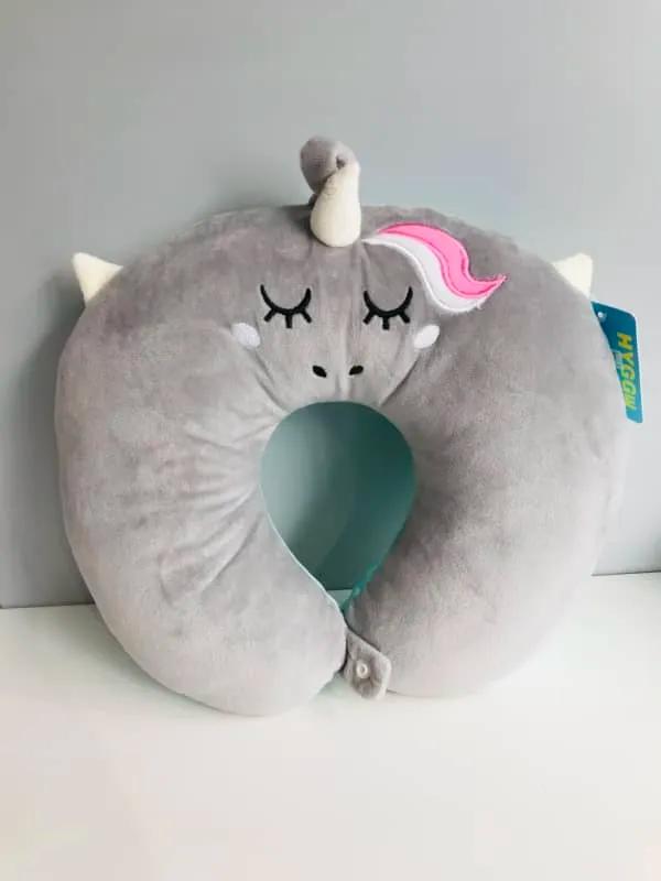 U-shaped pillow Unicorn - Gris