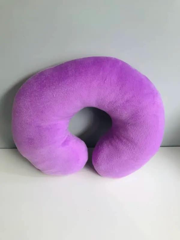 U-shaped pillow Rond - Purple