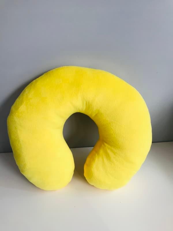 U-shaped pillow Rond - Jaune