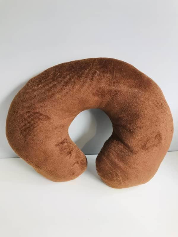 U-shaped pillow Rond - Marron