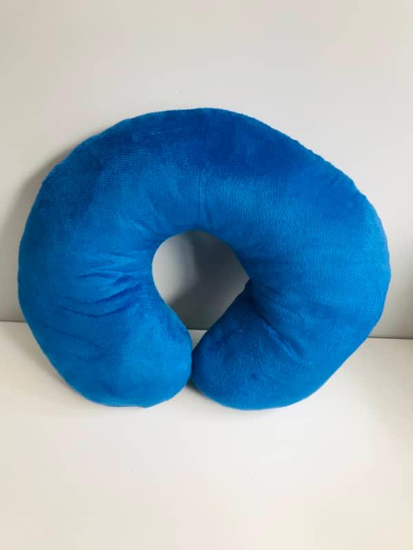 U-shaped pillow Rond - Bleu