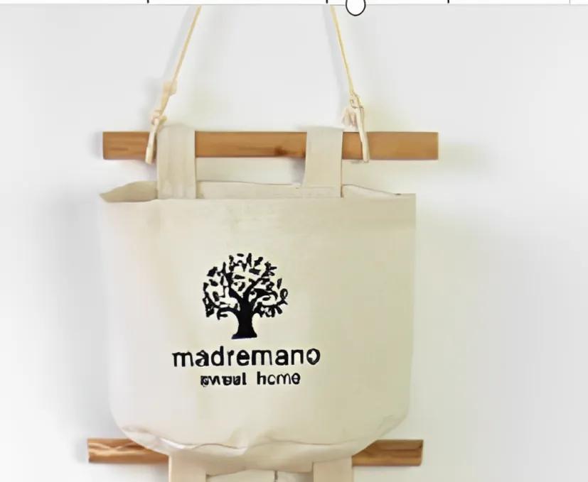 Canvas storage hanging bag-single pocket