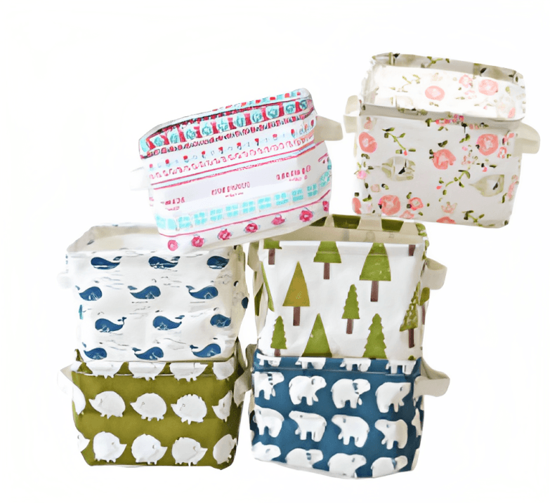 Square fabric storage box A